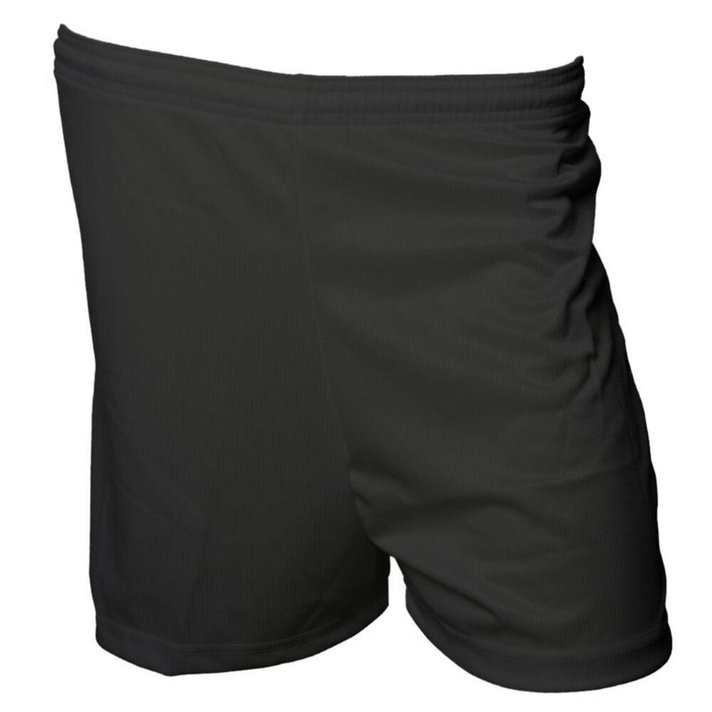Precision Unisex Adult Micro-Stripe Football Shorts / Black
